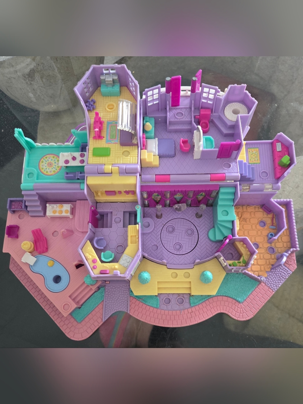 SOLD----Bluebird Polly Pocket 1994 Magical Mansion Lights Work OG Polly/Carriage - Picture 6 of 16